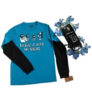 Urban Pipeline NWT Long Sleeves Graphic Shirt Boys XL (18)